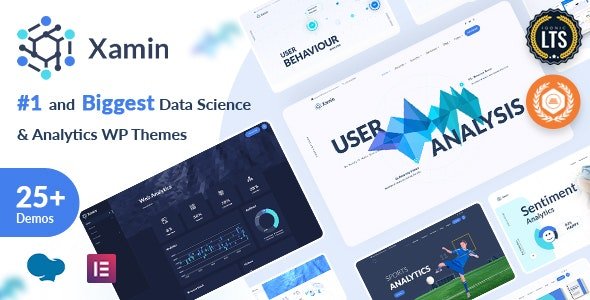 Xamin – Data Science & Analytics SaaS WordPress Theme |