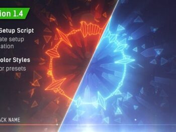 Audio Spectrum Music Visualizer After Effects Template