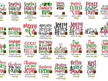 Christmas SVG Design Bundle Vol 1