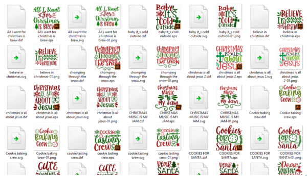 Christmas SVG Design Bundle Vol 2 a