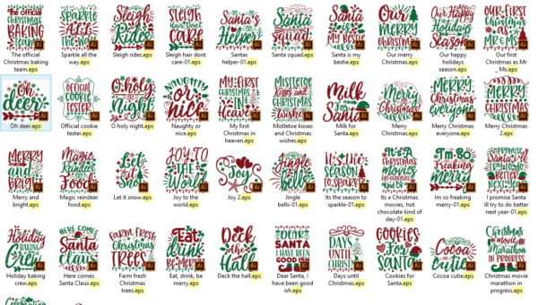 Christmas SVG Design Bundle Vol 4