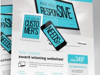 Creative Web Design Agency Flyer