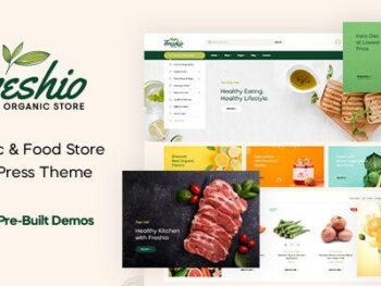 Freshio - Organic & Food Store WordPress Theme