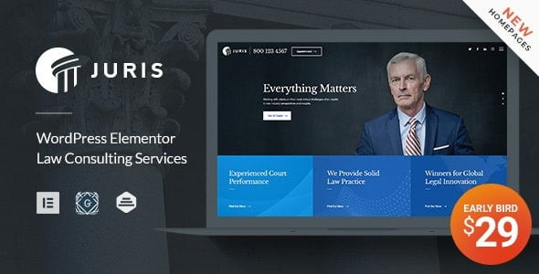 Juris – Free Download Law Consulting Theme for WordPress