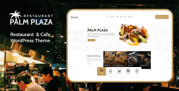 Palmplaza – Free Download Cafe and Restaurant Theme for WordPress |