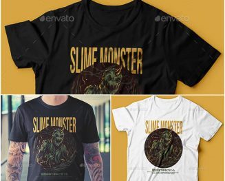 Slime-Monster-T-Shirt-Design-327x327