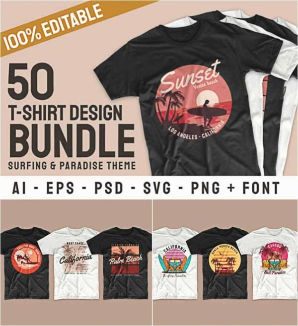 Surfing-Paradise-Tshirt-Designs-Bundle-768x841