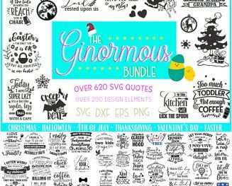 The Ginormous Cut Files Bundle