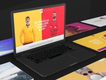 Website Promo On Macbook Device