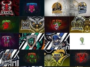 46 Mascot and Esport Logos Pack