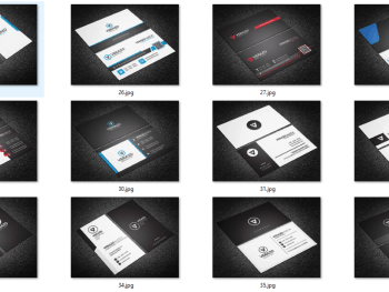 12 business card bundle