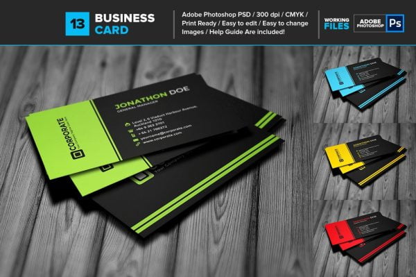 Freelancer business card designer