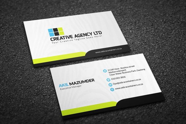 Professional business card