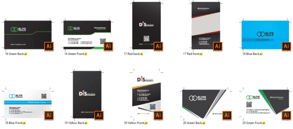 business card bundle