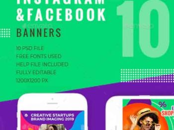 10 Instagram & Facebook Banners