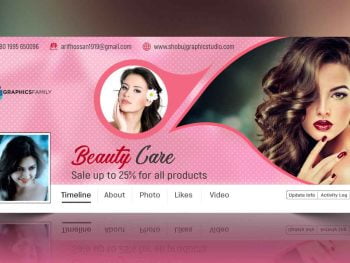 Beauty Care Facebook Cover Design Psd Download