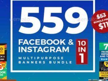 559 Facebook & Instagram Banner Bundle