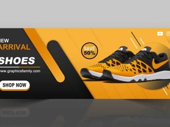 Facebook Shoes Sale Timeline Cover Banner Free PSD