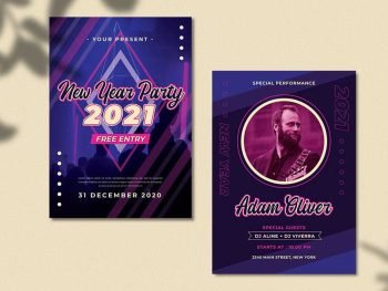 New Year Party 2021 Flyer