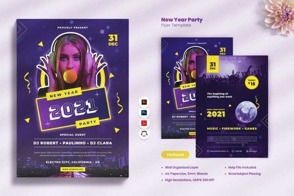 New Year Party Flyer