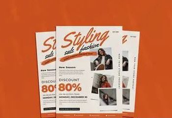 Styling Sale Fashion Flyer