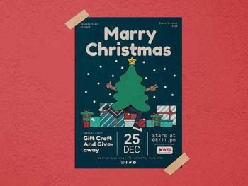 MARRY CHRISTMAS FLYER CRT29E8