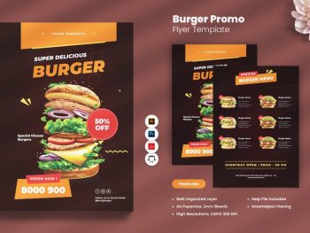 Burger Sale Flyer