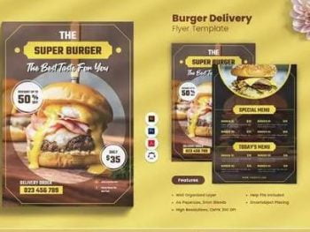 burger flyer