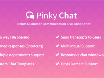 Pinky Chat - Live Chat Support Script