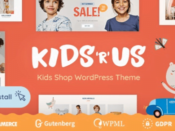 Kids R Us - Toy Store and Children Clothes Shop Theme