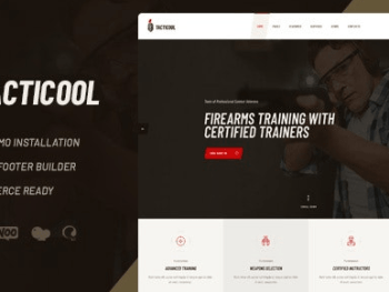 Tacticool | Shooting Range & Gun Store WordPress Theme