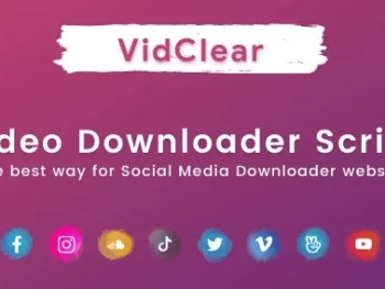 VidClear-Video-Download-Script