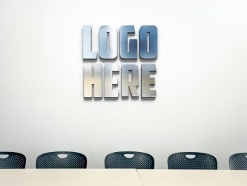 3d logo Mockup