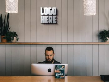 logo office mockup free