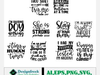 typograpy Tshirt Bundle