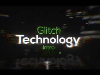 Glitch Titles and Logo