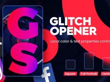 Instagram Dynamic Glitch Opener