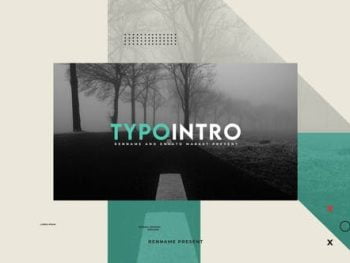 Typographic Clean Intro