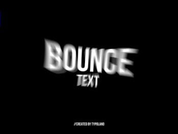 100+ Bounce Text Animations