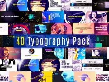 40 Typography Pack