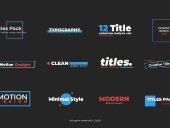 Clean Titles After Effects