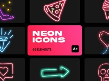 Neon Icons for After Effects