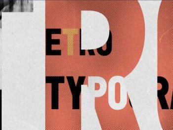 Retro Typography Intro