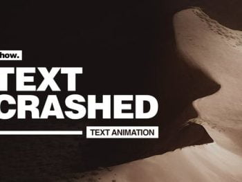 Text Crashed - Text Animation