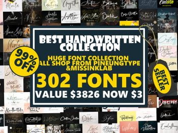 302 Font Bundle