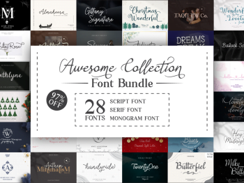 Awesome Collection Font Bundle