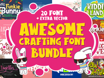 Awesome Crafting Font Bundle