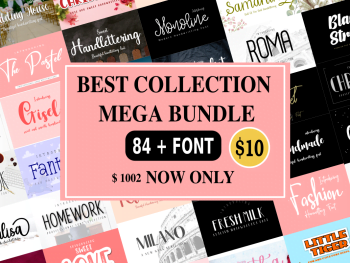 Best Collection Mega Font Bundle