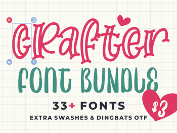 Crafter Font Bundle