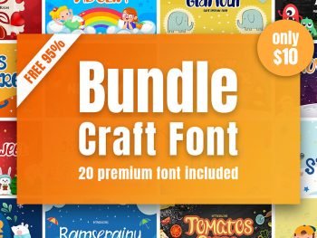 Crafting Fonts Bundle